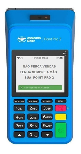 Imagem 1 de 5 de Point Pro 2 - Máquina De Cartão Profissional Imprime Recibo