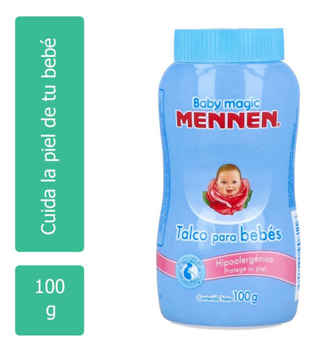 Mennen Talco Para Bebés Frasco Con 100 G
