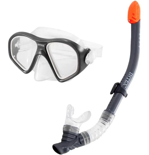 Set Snorkel Mascara Buceo Quaflow Sport Intex 55648