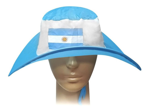 Gorro Sombrero Plegable De Argentina Mundial Qatar 2022