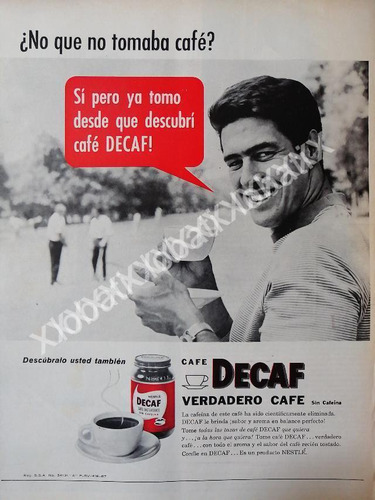 Cartel Retro Cafe Decaf 1967 (nescafe) /17