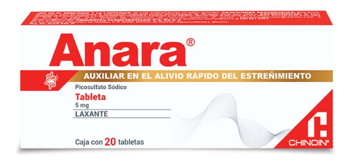 Anara Tabletas 5 Mg, 20 Tabletas