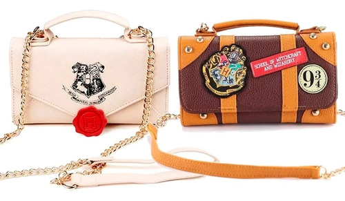 Bolsa Cartera Harry Potter Hogwarts Cadena Combo Amigas Set