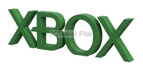 Logo Decoracion Xbox Series One 360 Adorno Grande 3d Calidad