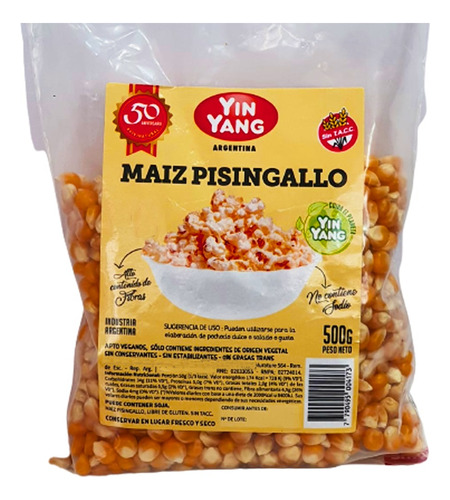 Maiz Pisingallo Yin Yang 500g Sin Tacc