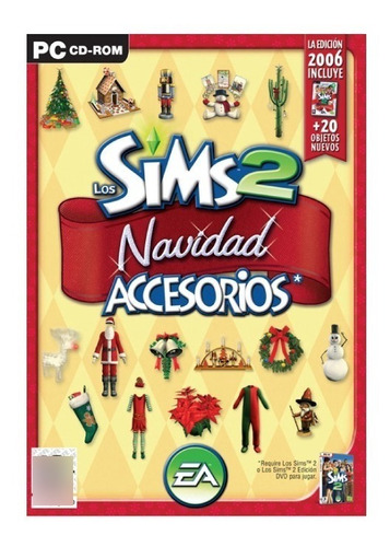 Los Sims 2 Navidad Expansion Pc Accesorios Original Fisico
