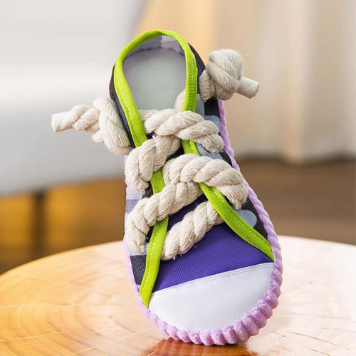 Juguete Para Morder Para Perros, Borde De Zapato Morado
