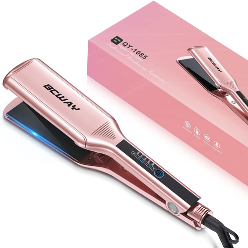 Bcway Plancha De Cabello Profesional, Plancha Plana De Titan