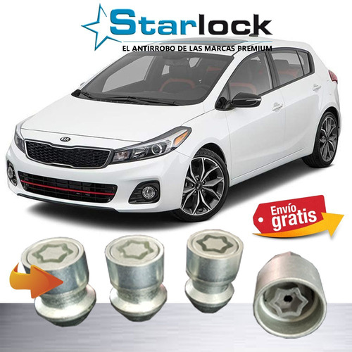 Tuercas Originales Starlock Kia Forte Hb Envío Gratis