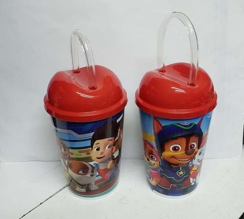 Vaso Pitillo Pow Patrol Sorpresas Fiestas Piñatas Regalos