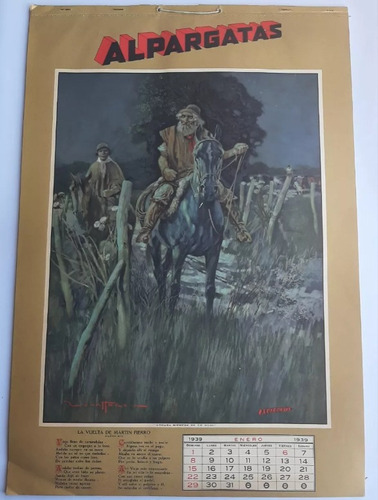 Almanaque Alpargatas 1939 Martín Fierro Zavatto Ro 024