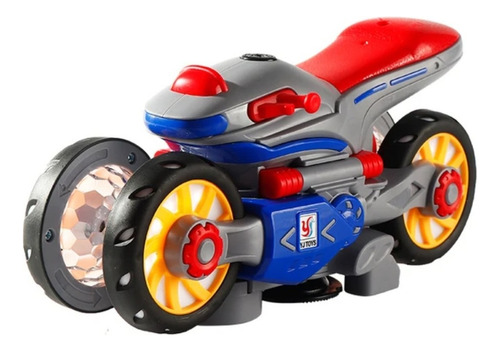 Moto Gira 360 Graus Com Luzes E Sons. Motor Rotate Com Pilha