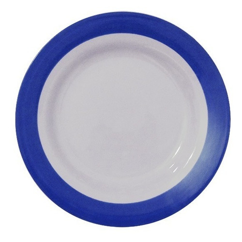 Set X6 Platos Postre Azul Biona Donna Aquarela Invierno