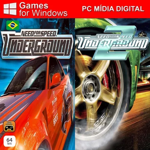 Pc Jogo Completo Need For Speed: Underground 1 E 2