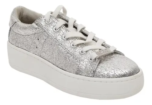 Tenis steve madden plateados new arrivals