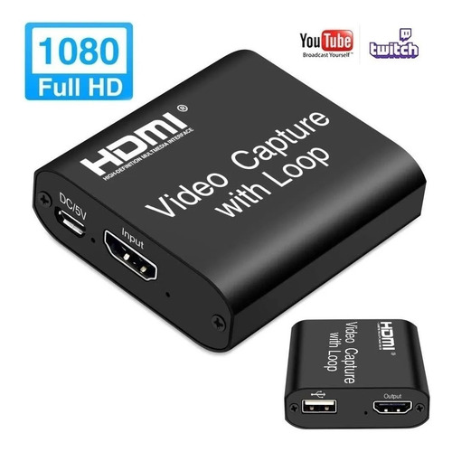 Tarjeta Hdmi Captura Videos En Vivo Usb 3.0 Capture Loop