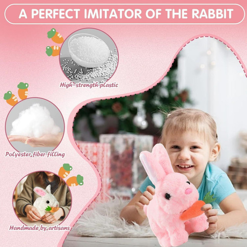 Juguetes De Conejo Realistas, Peluches De Conejos, Conejos