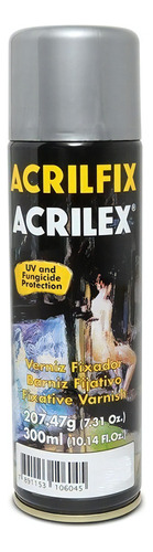 Esmalte fijador Acrilfix Acrilex Shiny Spray de 300 ml