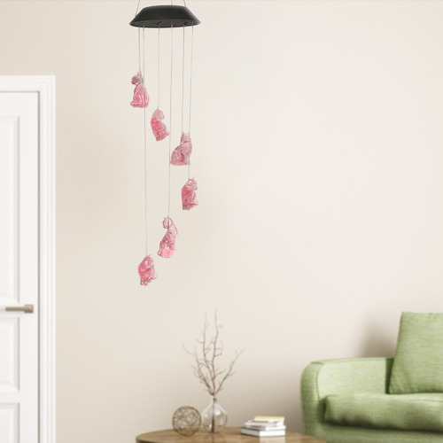 Lámpara Led De Viento Que Cambia De Color Con Forma De Campa