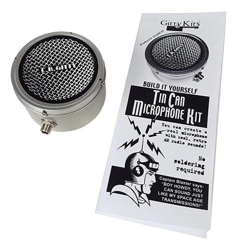 Caja De Lata (micrófono Kit  construir Su Pro.