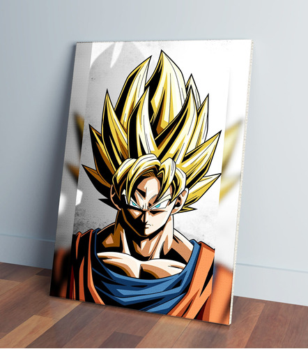 Cuadro 263 Goku Dragon Ball Z 50x70 Mdf Memoestampados