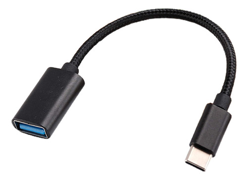 Cable Adaptador Otg Dato Nylon Trenzado Usb Micro U Disco