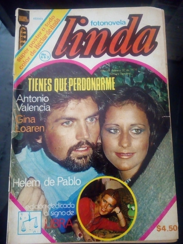 Gina Loaren, Helem De Pablo Y Antonio Valen Fotonovela Linda