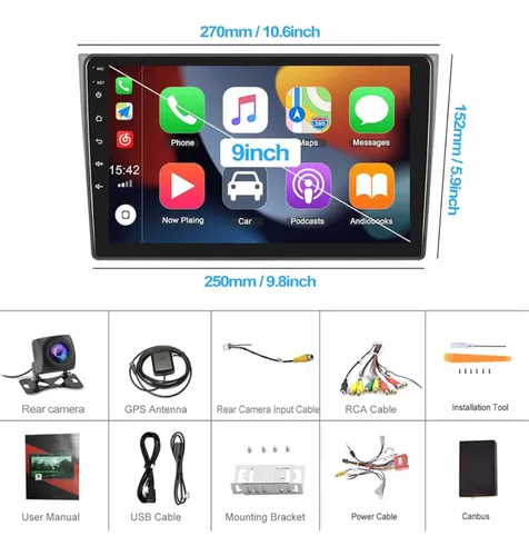 Radio Android Carplay 2+32 Mazda Cx9 2007-2016