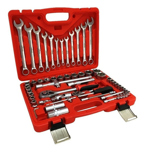 Set Juego Herramientas Tubos Y Llaves Udovo Ju60 60 Piezas