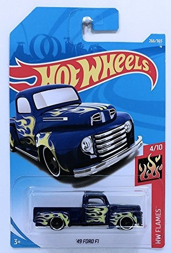 Hot Wheels Mattel 2018 Hw Flames - '49 Ford F1 Truck Nztzg