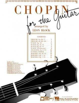 Chopin For Guitar : Guitar Solo - Frederic Chop (bestseller)