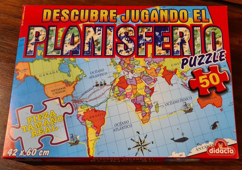 Puzzle Planisferio 50