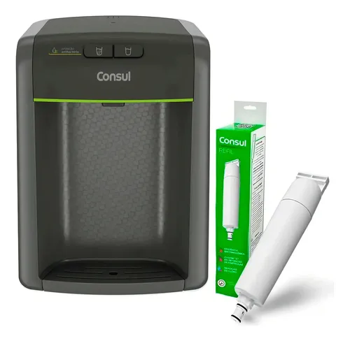 Purificador De Agua Consul Cinza Agua Gelada Cpb34af Bivolt 127/220v