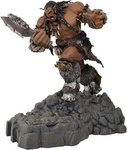 Warcraft Figura Oficial Durotan+cargador Celular A Pedido