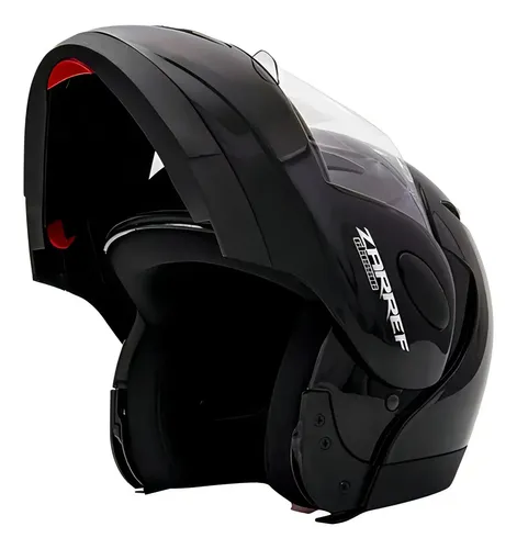 Capacete Taurus Zarref V4 Escamoteável Retrátil Robocop Cor Preto...
