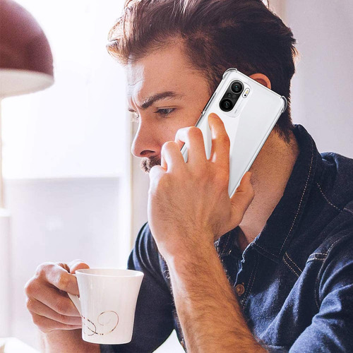 Funda Uso Rudo Silicona Tpu Suave Para Poco F3 5g+mica Transparente Xiaomi Poco F3 5g/11i 5g/11x 5g/11x Pro/redmi K40/redmi K40 Pro