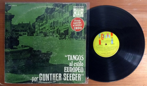 Gunther Seeger Tangos Al Estilo Europeo Disco Lp Vinilo