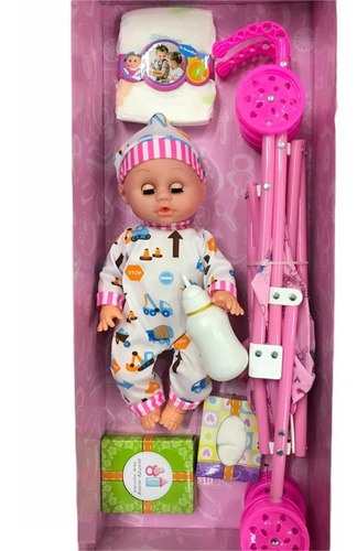 Muñeca Bebe Con Carrito - Bebote Con Carrito Piu Online