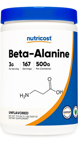 Beta Alanina En Polvo - Beta Alanina Pura, 1-nutricost