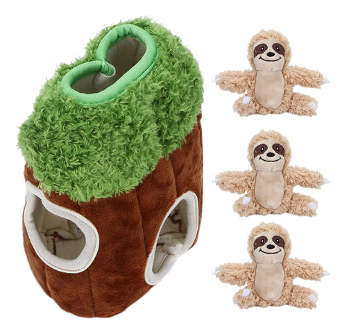 Rompecabezas De Peluche Squeaky Holes S Para Perro S Hide An