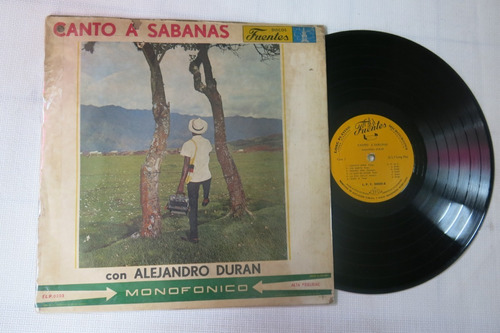 Vinyl Vinilo Lp Acetato Alejandro Duran Canto A Sabanas Trop