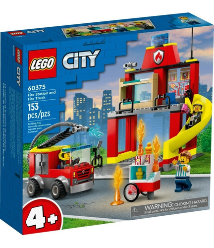 Lego City Estación De Bomberos Y Camión De Bomberos 60375