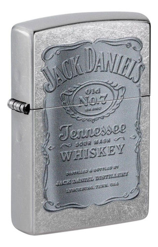 Encendedor Zippo Jack Daniels Design Plateado Zp48284