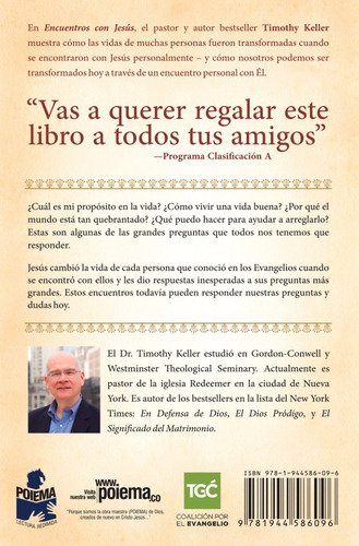 Encuentros Con Jesús, Timothy Keller