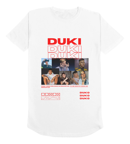 Remeras Personalizada De Duki El Rey Del Trap Mauro Lombardo