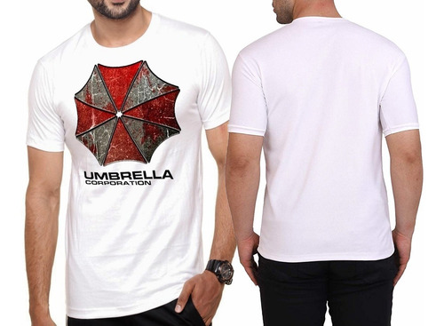 Imagem 3 de 10 de Camisa,camiseta Game Resident Evil Umbrella Corporation