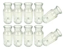 Comprar 10 Vasos Vidro Decorativo Texturizado Arranjos Planta Flores