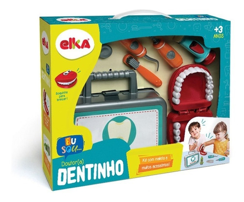 Brinquedo Maleta Dentista Dr Dentinho Elka 952
