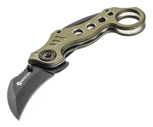 Canivete Invictus - Modelo Shark Green - Karambit