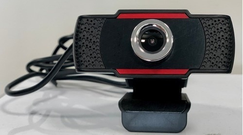Webcam Com Microfone Câmera Usb Para Pc Full Hd 1080p Ct Si Color Black Preto